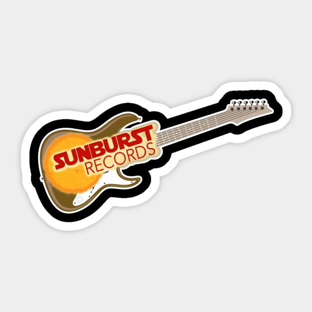 Sunburst Records Sticker by EnchantedTikiTees